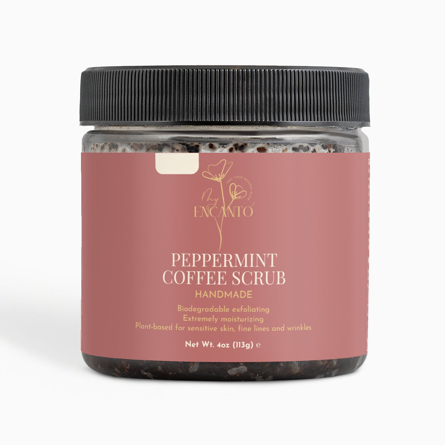 Exfoliante de café y menta