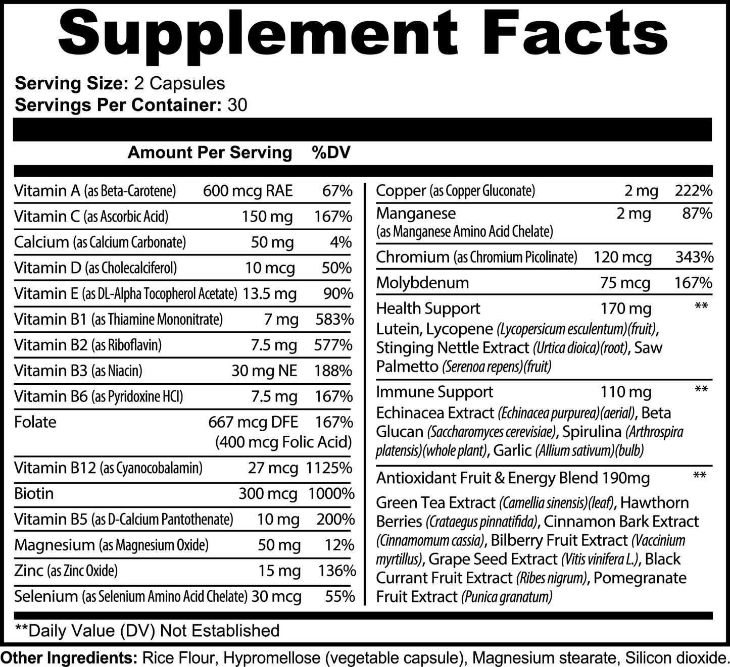 Multivitamínico completo