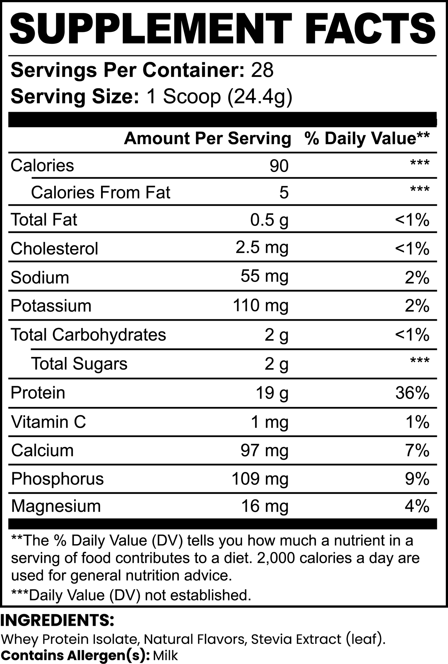 Aislado de proteína de suero 100 % Pure3 (vainilla)